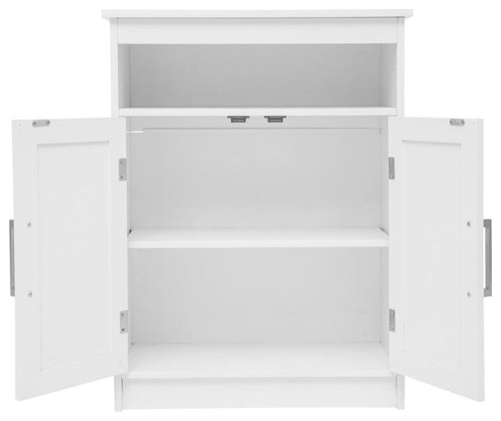 Vega Bathroom Storage Cabinet Organizer, White