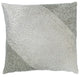 Velvet Pillow With Scattered Crystals, Ivory