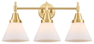 Innovations 447-3W-SG-G41 3-Light Bath Vanity Light, Satin Gold
