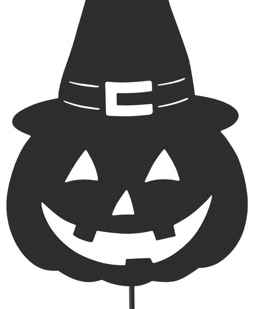 36"H 3-Piece  Halloween Metal Silhouette Yard Stake or Hanging Decor Set