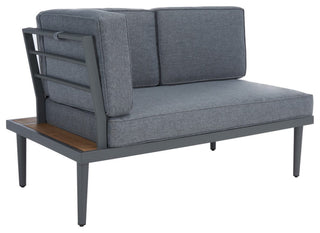 Safavieh Outdoor Guthrie Corner Living Set Natural/Grey