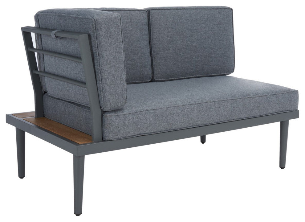 Safavieh Outdoor Guthrie Corner Living Set Natural/Grey