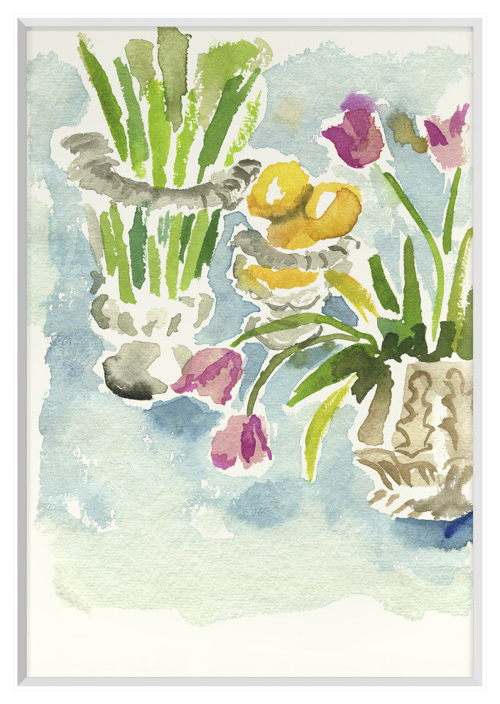 Crystal Vase Fine Art Print, White, 40"x28"