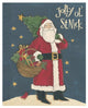 "Vintage St.Nick III" Digital Paper Print by Anne Tavoletti, 22"x26"