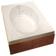 Atlantis Whirlpools Vogue 42 x 60 Rectangular Air & Whirlpool Jetted Bathtub