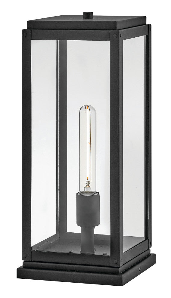 Hinkley Max Medium Pier Mount Lantern, Black