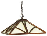 RAM Gameroom Chateau 17" Pendant Light, Chestnut