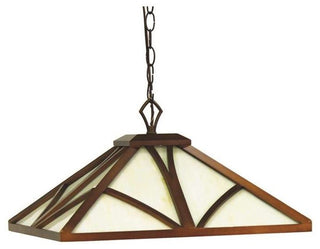 RAM Gameroom Chateau 17" Pendant Light, Chestnut