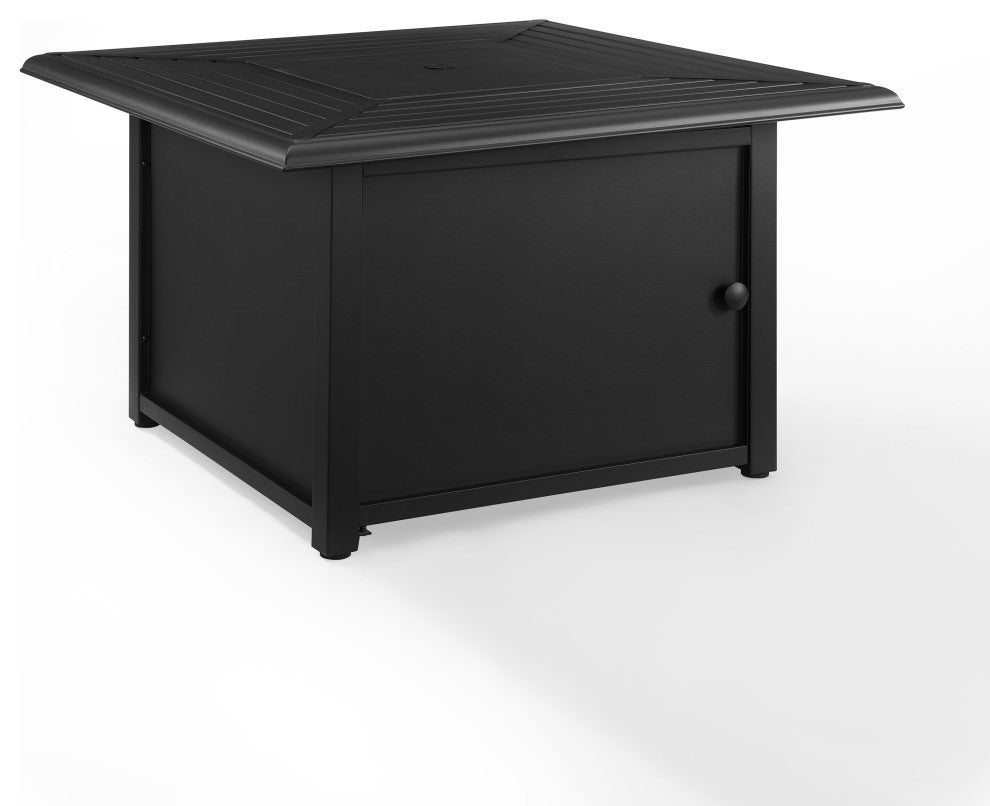 Dante Metal Fire Table Black