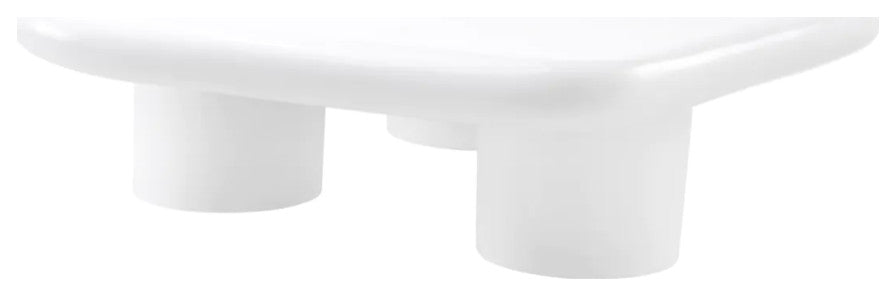 White Free Form Coffee Table, Eichholtz Matiz