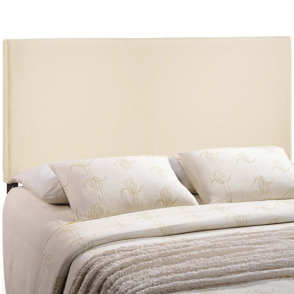 Region King Upholstered Headboard, Ivory