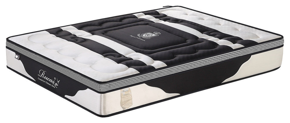 12"? Medium Euro Top Memory Foam Hybrid Pocket Spring Mattress, Queen