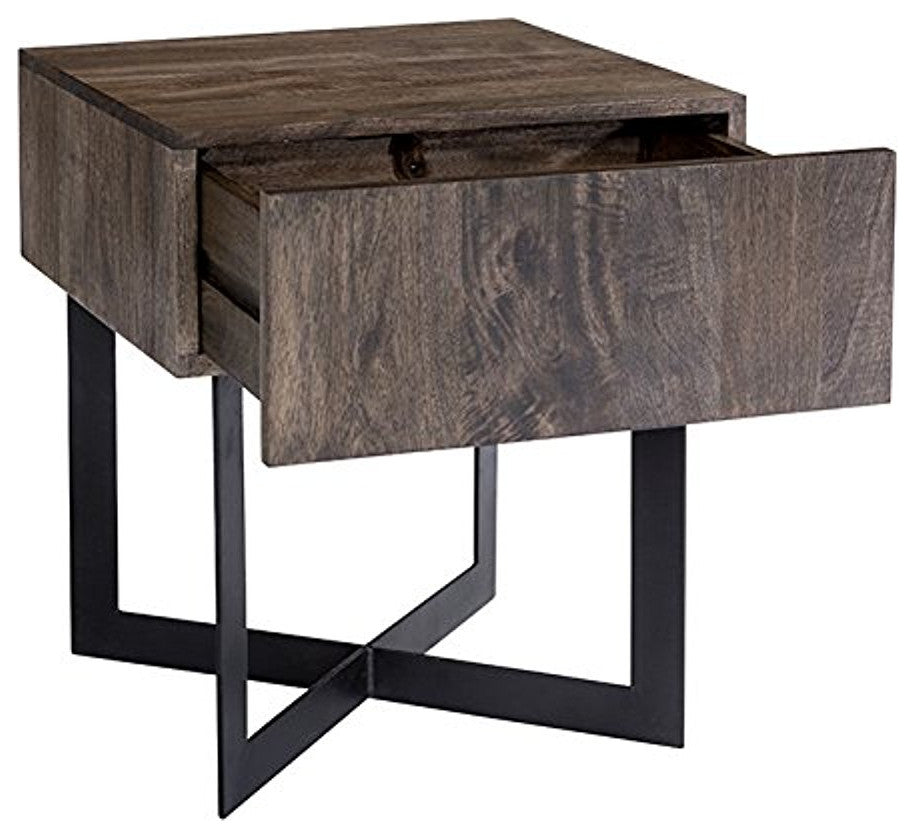 Contemporary Tiburon Side Table - Natural