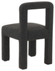 Hazel Black Boucle Dining chair