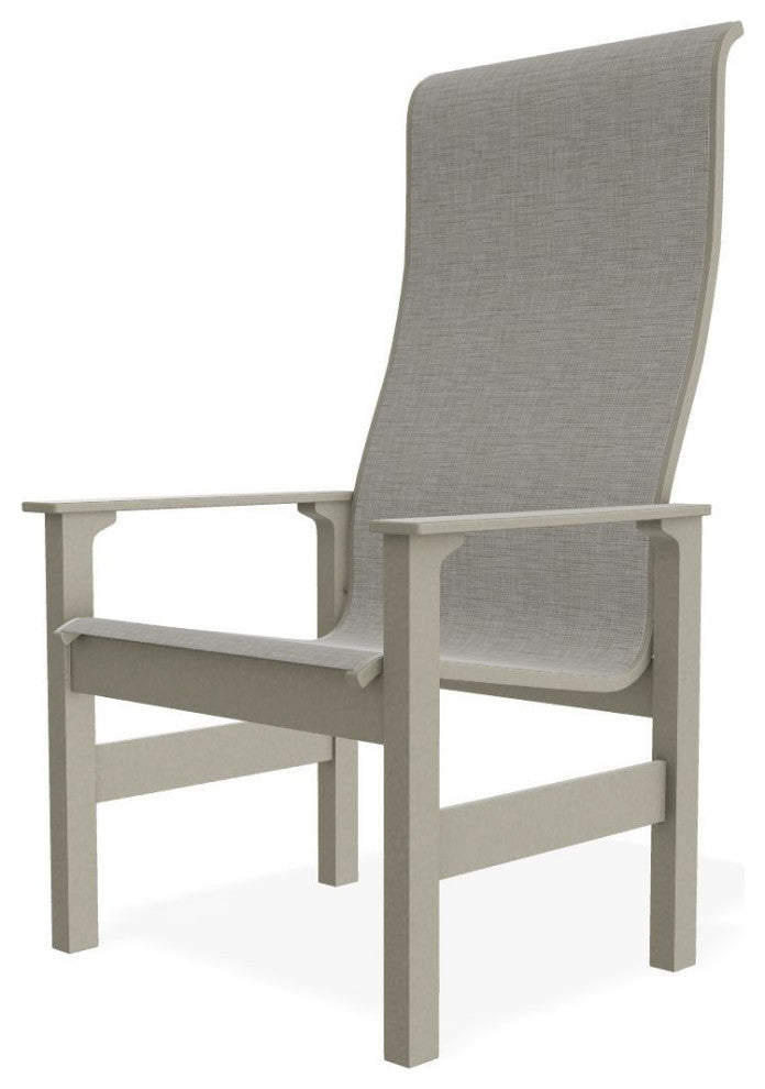 Leeward Sling Outdoor Supreme Armchair, Burke/Storm