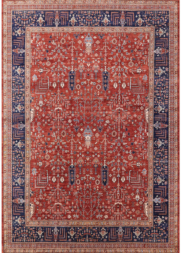 Ahgly Company Indoor Rectangle Mid-Century Modern Area Rugs, 2' x 5'