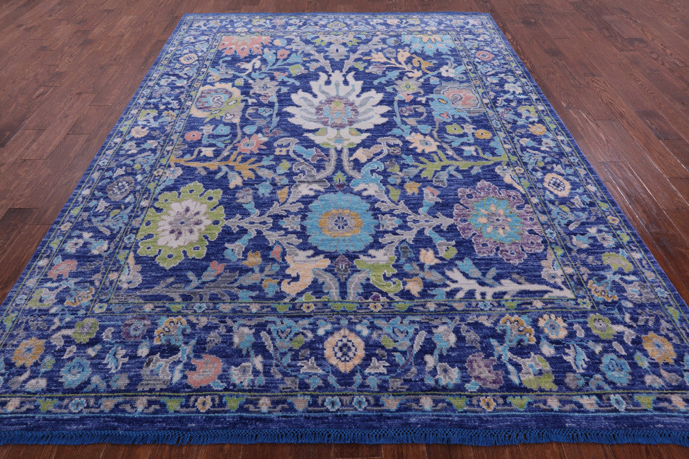 7' 10" X 10' 3" Turkish Oushak Handmade Wool Rug - Q15001