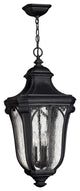 Hinkley Trafalgar 3 Light Museum Black Hanging Lantern, 1312MB