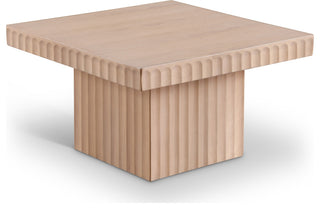 Spencer Oak Veneer Coffee Table, Natural, 12" H, 1 Piece