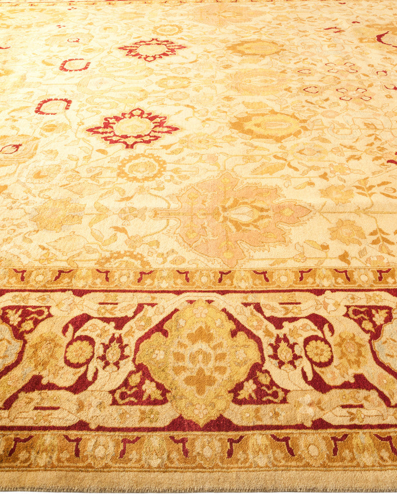 Mogul, One-of-a-Kind Hand-Knotted Area Rug Ivory, 9'3"x11'6"