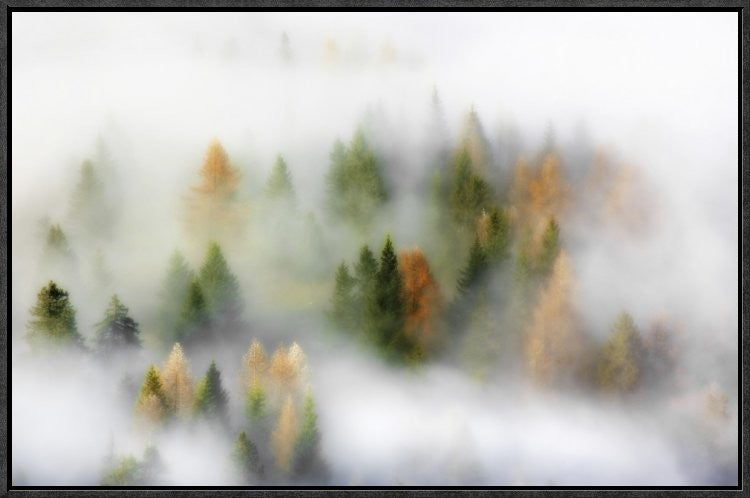 "Autumn Dream" Framed Canvas Giclee by Kristjan Rems, 25x17"