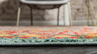 Unique Loom Light Blue Alexander Sahand 6' 0 x 6' 0 Round Rug