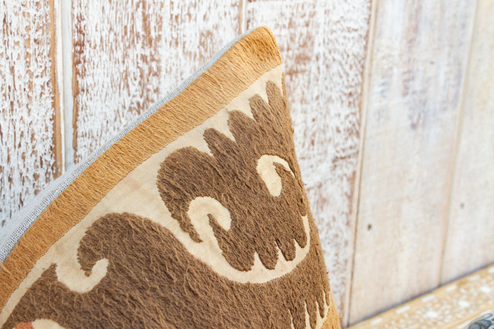 Kyna Thuja Suzani Lumbar Pillow