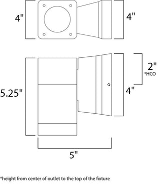 Maxim Lighting Lightray 1-Light LED Wall Sconce, Brushed Aluminum - 86108AL