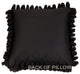 Pillow Decor - Pebble Beach Black 18 x 18 Throw Pillow
