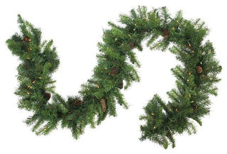 Pre-Lit Dakota Red Pine Garland, 9'x16"