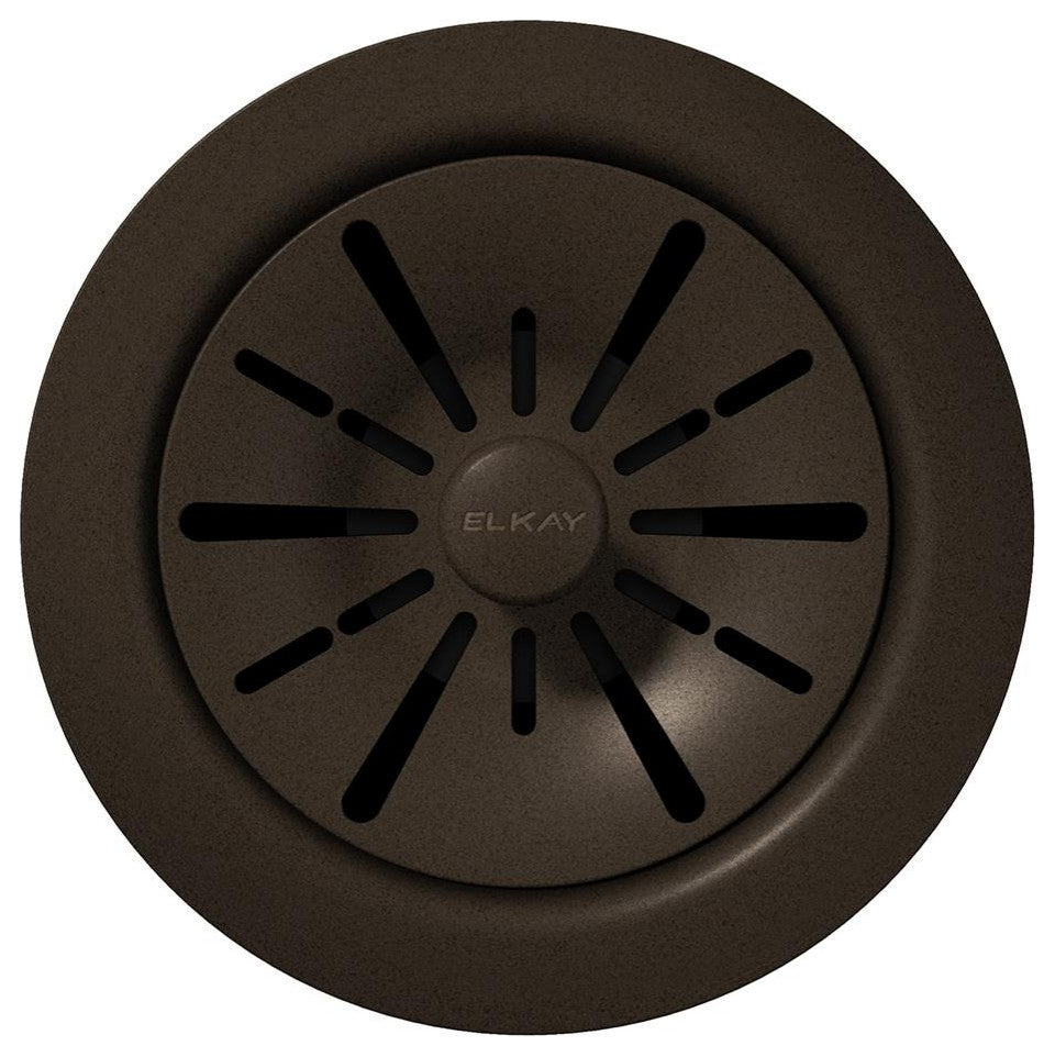 LKPDQD1MC Elkay Quartz Perfect Drain 3-1/2" Polymer Disposer Flange, Mocha