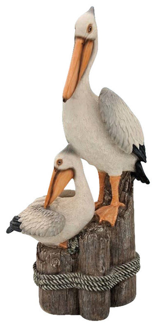 Oceans Perch Pelican Statue