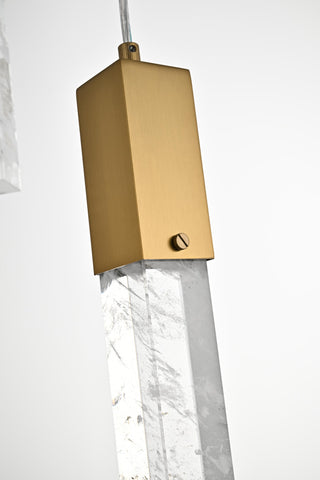 Home Living 42" Chandelier, Satin Gold