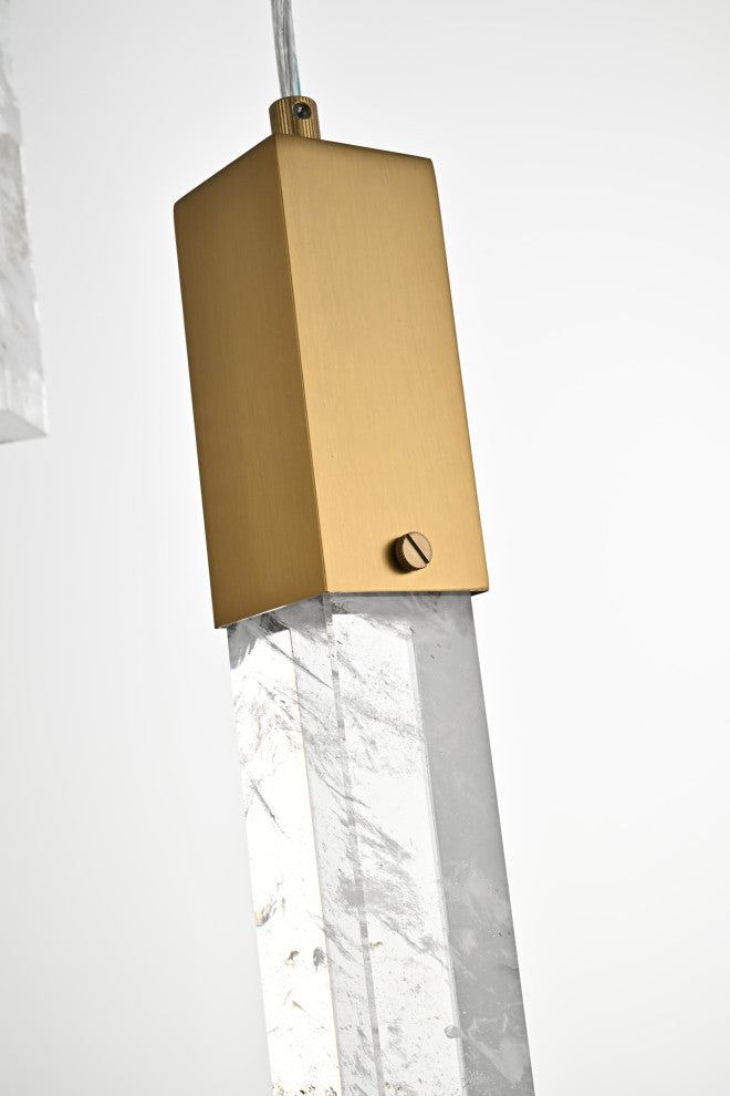 Home Living 42" Chandelier, Satin Gold