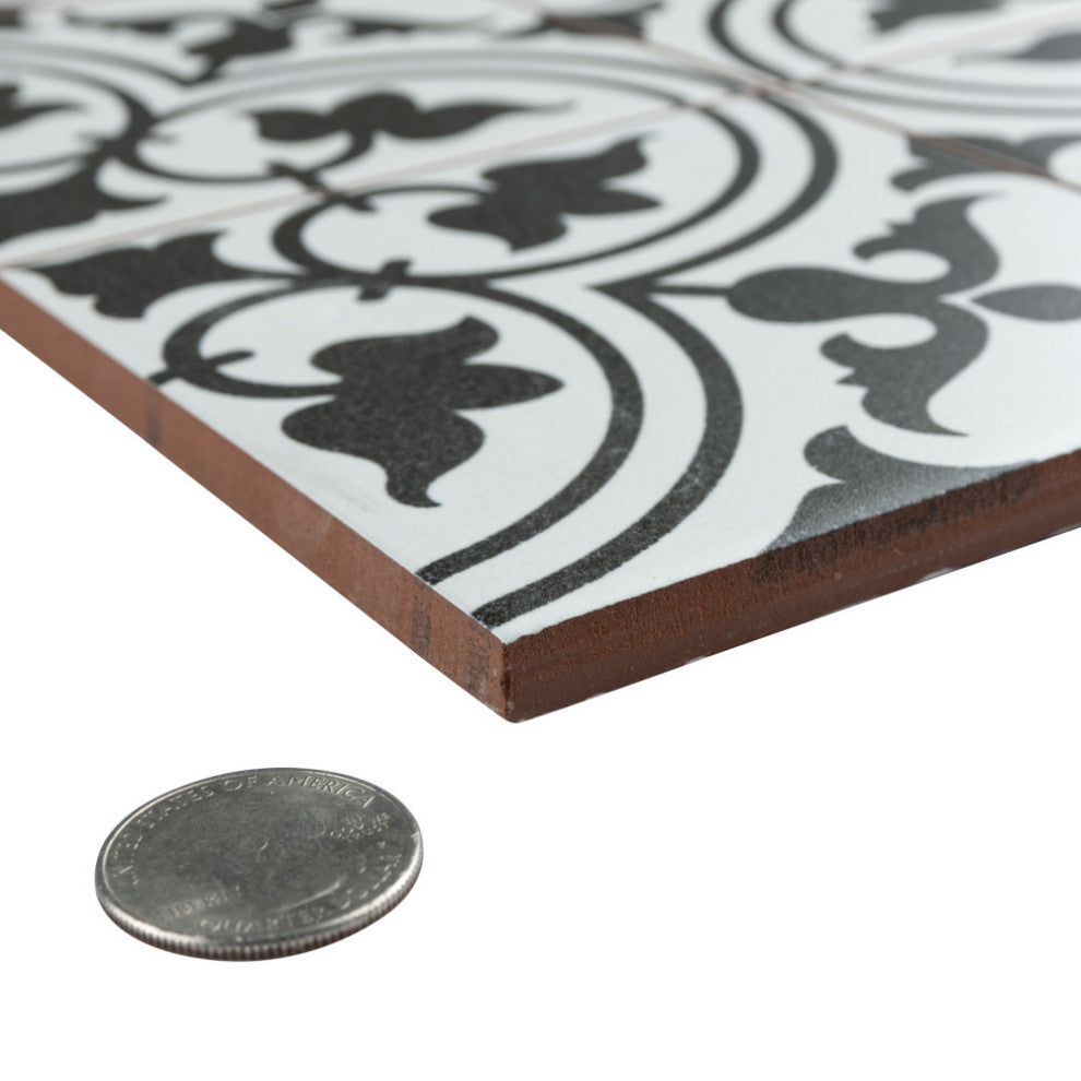 Harmonia Classic Ceramic Floor and Wall Tile, Classic White