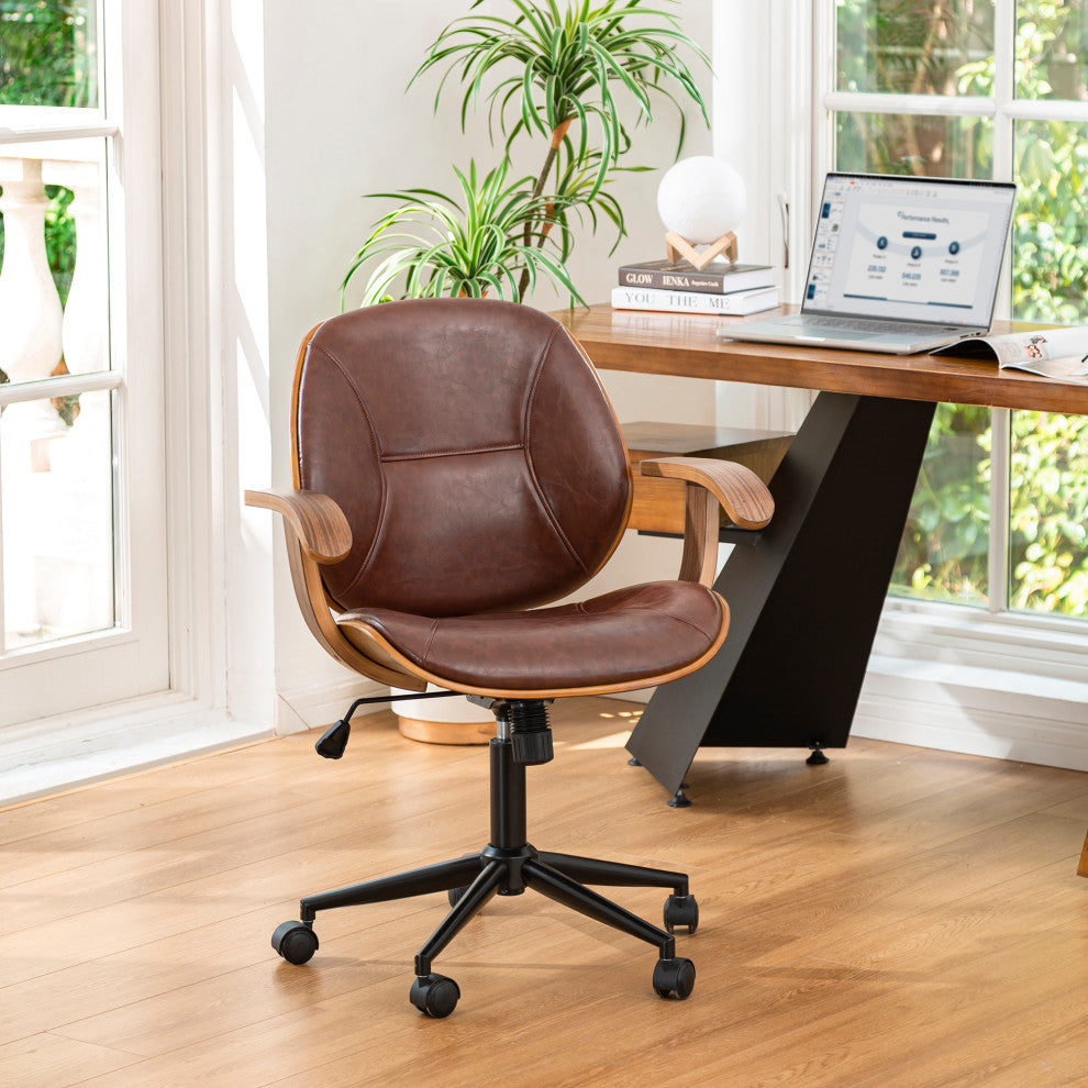 Russet Gaslift Adjustable Swivel Office Chair