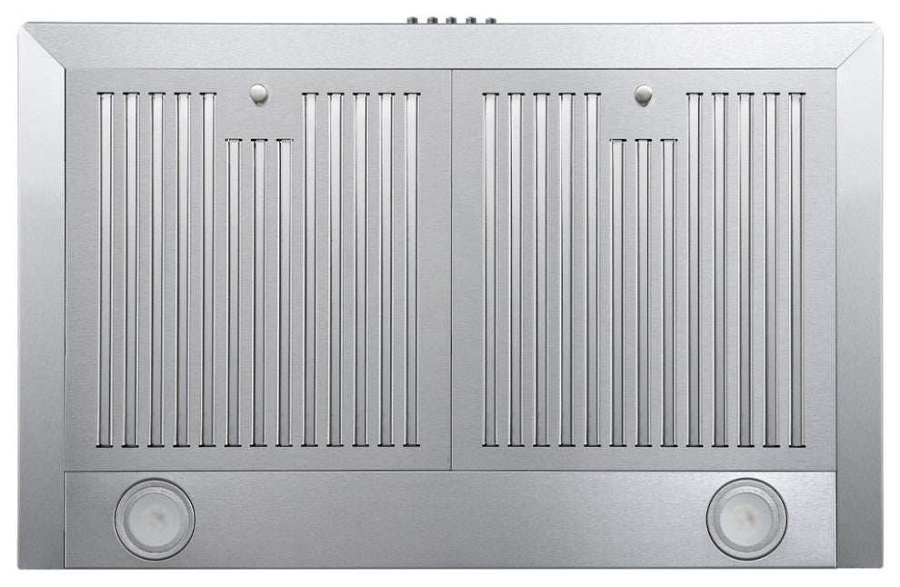Cavaliere 30" Wall Mounted Range Hood 400 CFM Brushed Stainless Steel LED