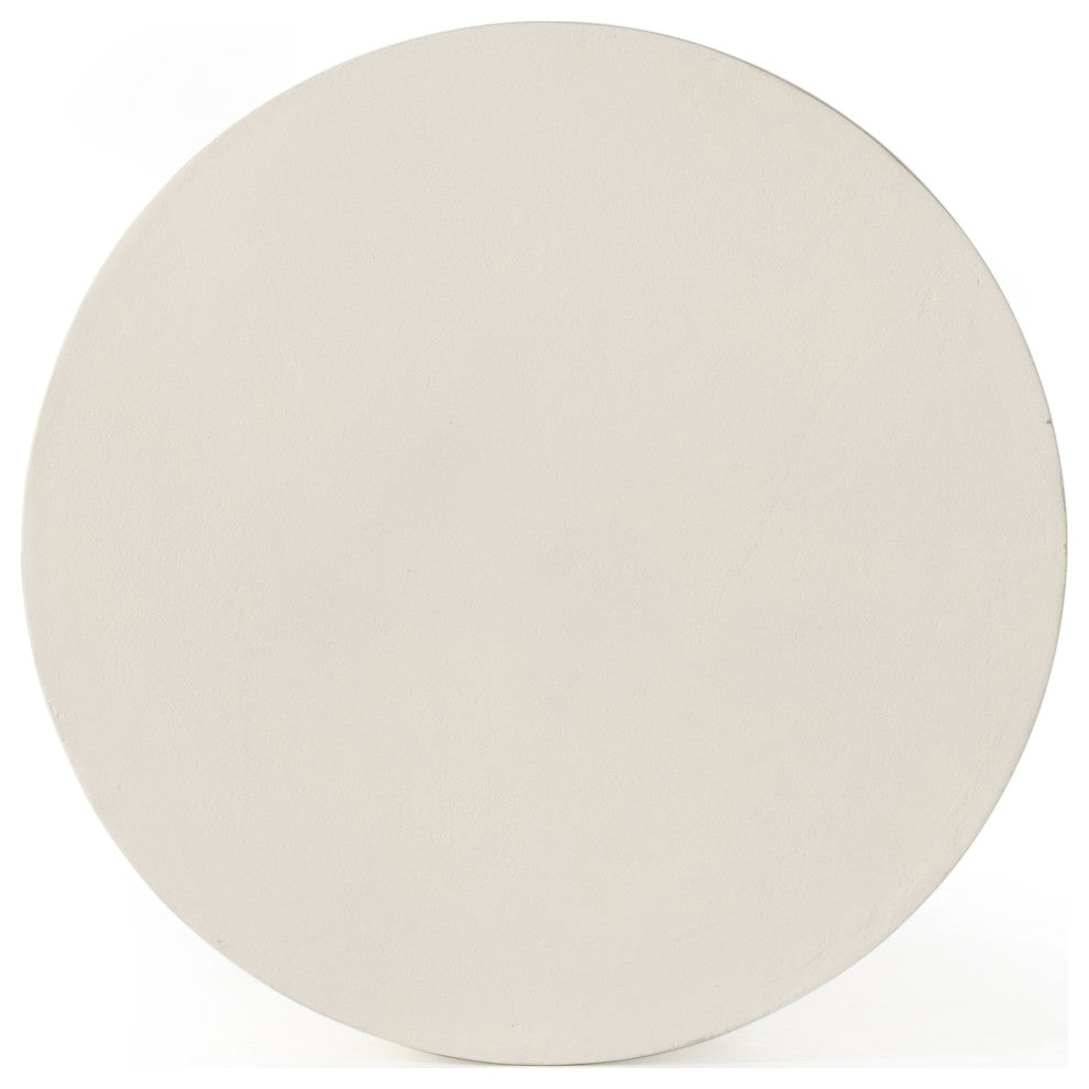 Basil Outdoor Drink Table-Matte White