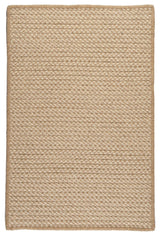 Natural Wool Houndstooth HD33 Tea Modern Area Rug, Rectangular 5'x8'