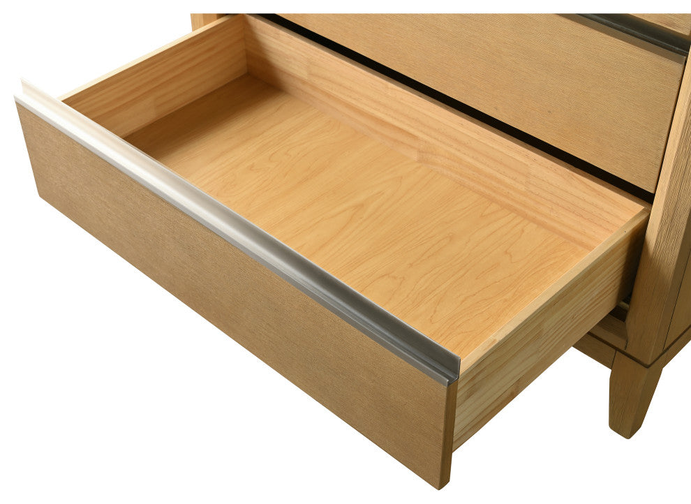 Vanity Art Bathroom Vanity With Sink, Natural Oak, 36" Single
