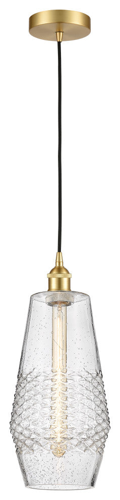 Innovations 616-1P-SG-G684-7 1-Light Mini Pendant, Satin Gold