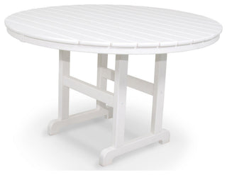 Ivy Terrace Classics Round 48" Dining Table, White