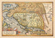 Map of Far East China - Fine Art Giclee Print 24" x 36"