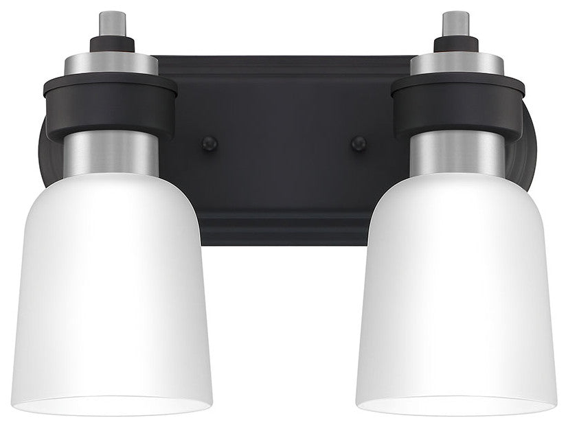 Quoizel CRD8613BN Two Light Bath, Brushed Nickel Finish