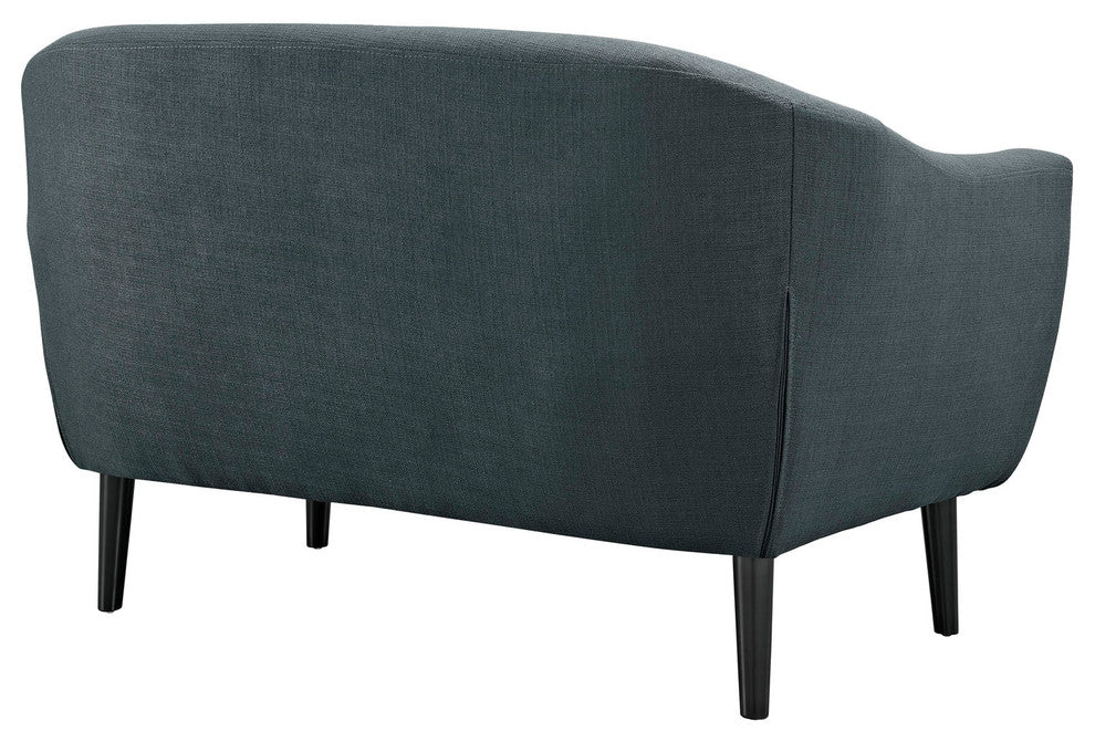 Modway Wit 2 Piece Living Room Set, Gray