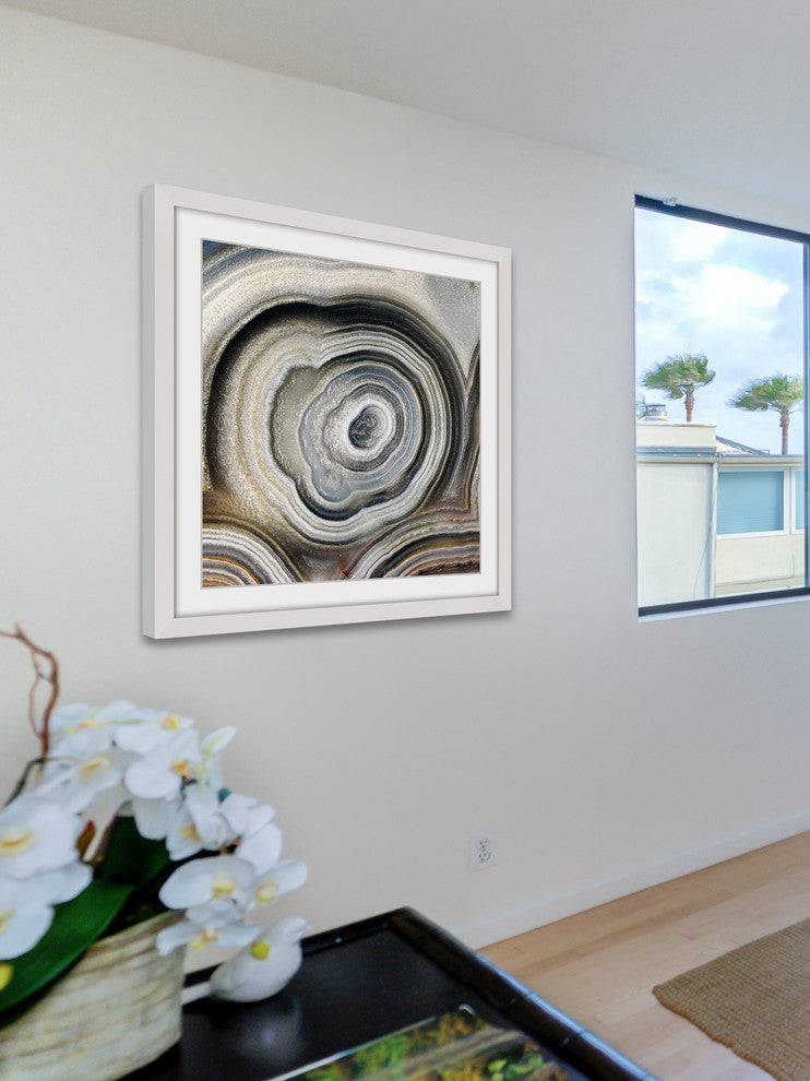"The Eye of the Geode" Framed Art Print