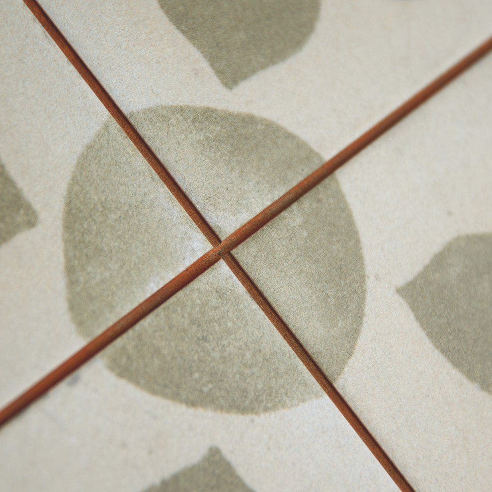 Kings Nouveau Sage Ceramic Floor and Wall Tile