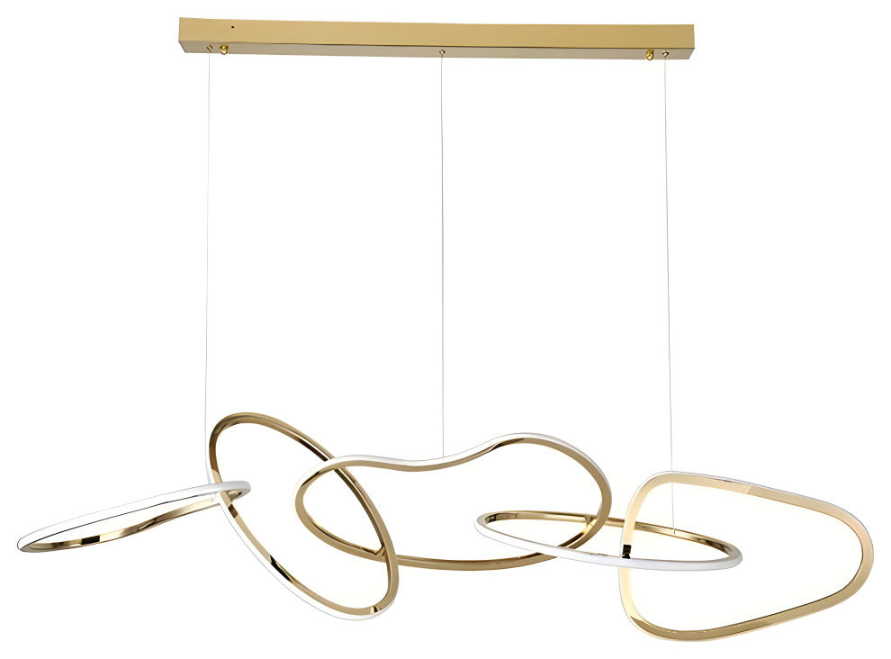 Villeneuve | Creative Design Gold Crystal Chandelier for Dining Room
