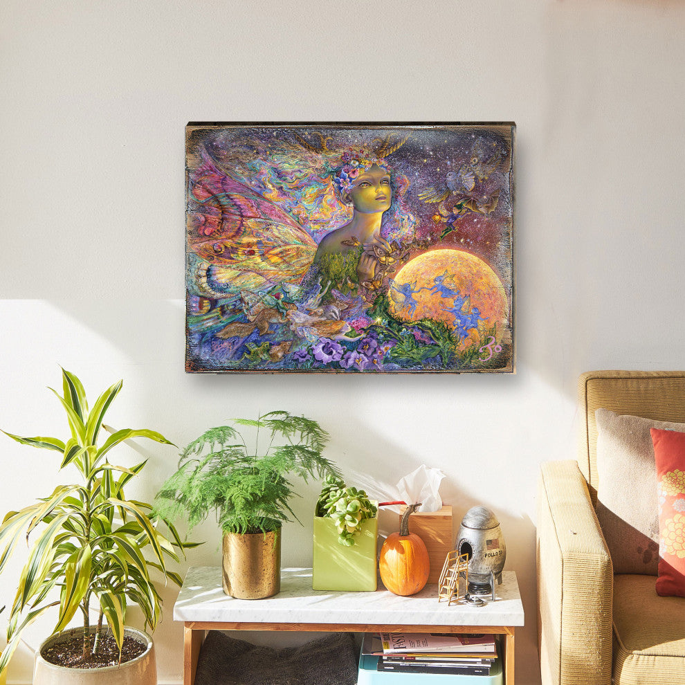 Titania Wall and Table Top Wooden Decor, 36x24