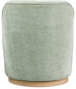 Clarita Swivel Accent Chair, Mint, Chenille Fabric